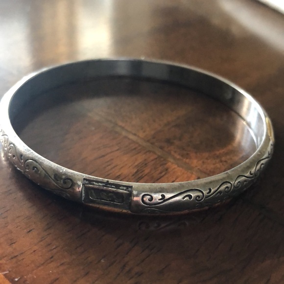 Brighton Venezia Two Tone Silver & Gold-Plated Bangle - Picture 12 of 16